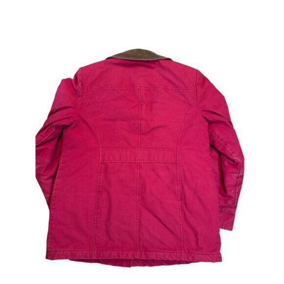Vintage LL Bean Barn Jacket RED Medium - Picture 5 of 11